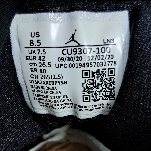 Size 8.5 Men Nike Air Jordan 7 Flint CU9307-100 OG VII Retro - Picture 7 of 13